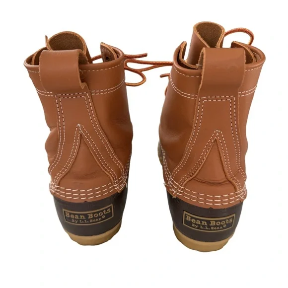 L.L. Bean Bean Boots, size 8W, tan/brown - Picture 3 of 5